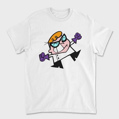 Cartoon Retro Dexter Laboratory 1, Унисекс Мъжка Тениска