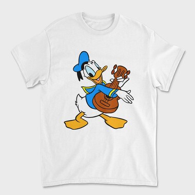 Cartoon Retro Donald Duck 4, Unisex Men's T-Shirt