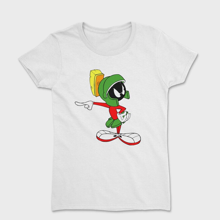 Cartoon Retro Duck Dodgers 1, Дамска Тениска