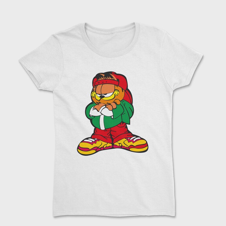 Cartoon Retro Garfield 2, Women's T-Shirt