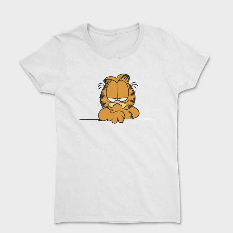 Cartoon Retro Garfield 6, Дамска Тениска