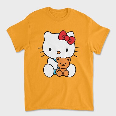Cartoon Retro Hello Kitty 5, Unisex Men's T-Shirt