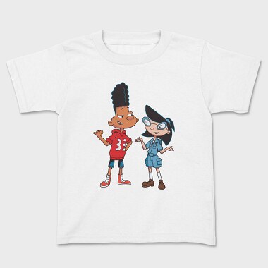 Cartoon Retro Hey Arnold 2, Kids' T-Shirt