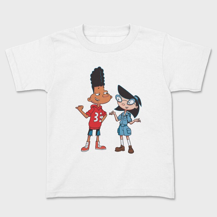 Cartoon Retro Hey Arnold 2, Kids' T-Shirt