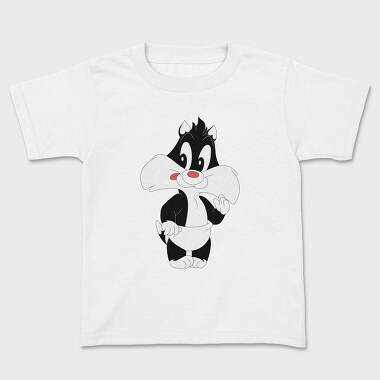 Kids' T-Shirt, Cartoon Retro Looney Tunes Tiny 3