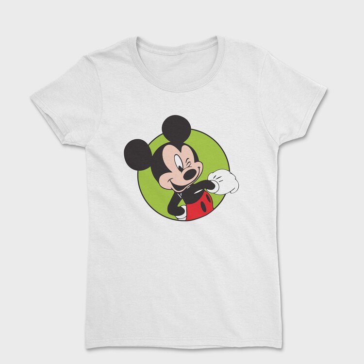 Cartoon Retro Mickey Mouse 2, Дамска Тениска