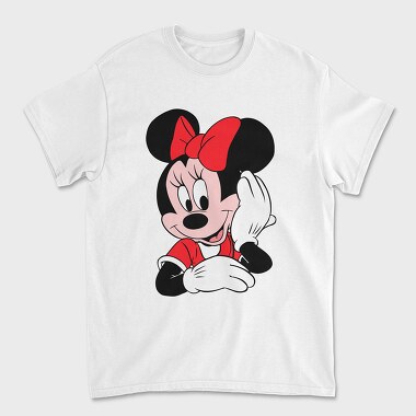 Cartoon Retro Minnie 6, Унисекс Мъжка Тениска