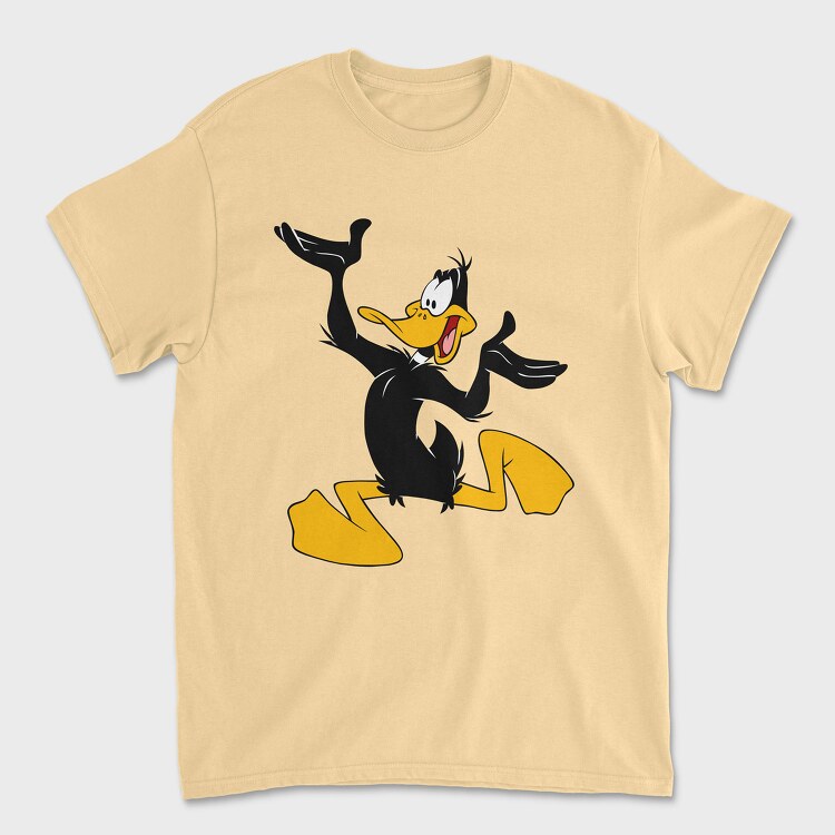 Cartoon Retro Pato Lucas 3, Унисекс Мъжка Тениска