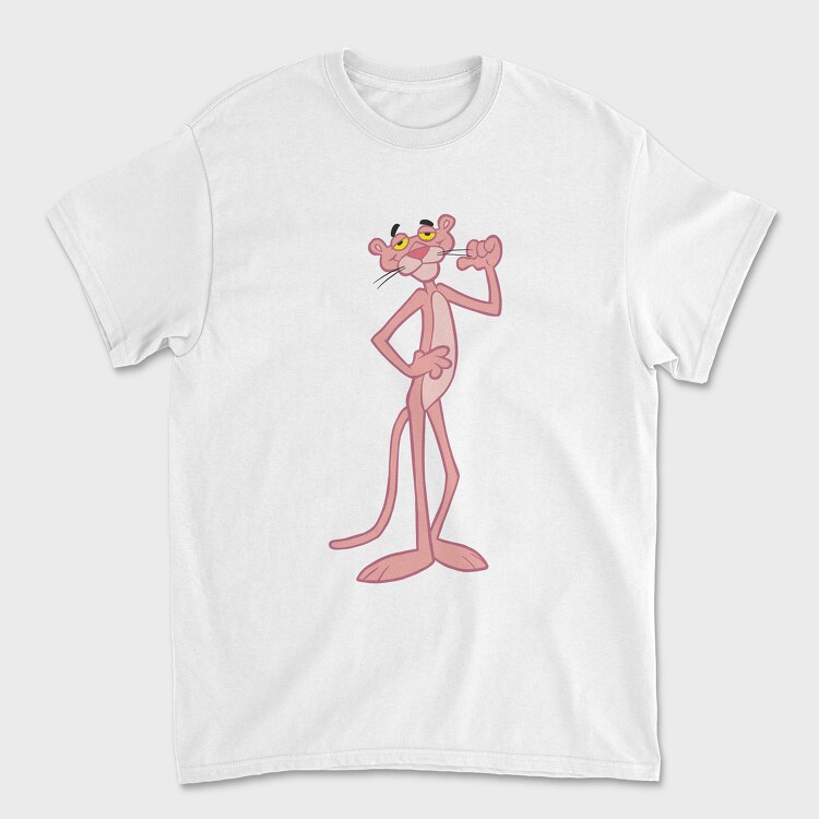 Cartoon Retro Pink Panter 1, Унисекс Мъжка Тениска