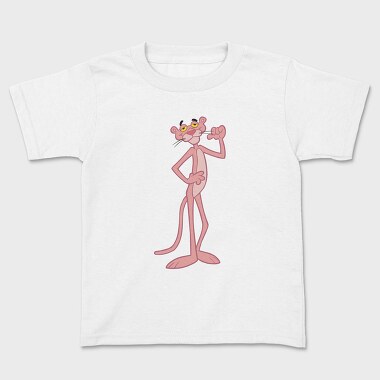 Cartoon Retro Pink Panter 1, Kids' T-Shirt