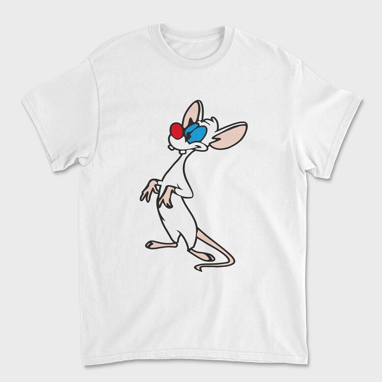 Cartoon Retro Pinky and Cerebro 5, Унисекс Мъжка Тениска