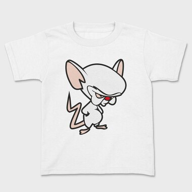 Cartoon Retro Pinky and Cerebro 6, Kids' T-Shirt