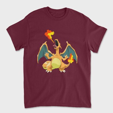 Cartoon Retro Pokemon 6, Unisex Men's T-Shirt