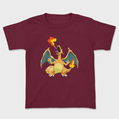 Cartoon Retro Pokemon 6, Детска Тениска