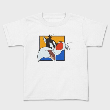 Cartoon Retro Silvestre 2, Kids' T-Shirt