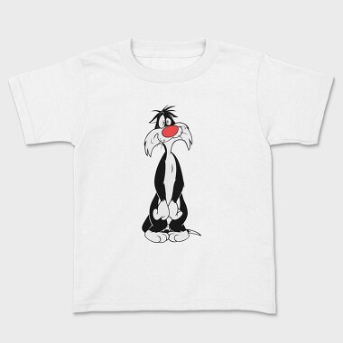 Cartoon Retro Silvestre 4, Kids' T-Shirt