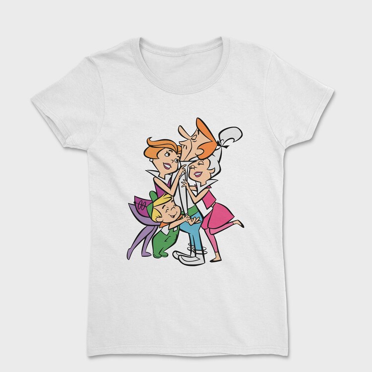 Cartoon Retro the Jetsons 4, Дамска Тениска
