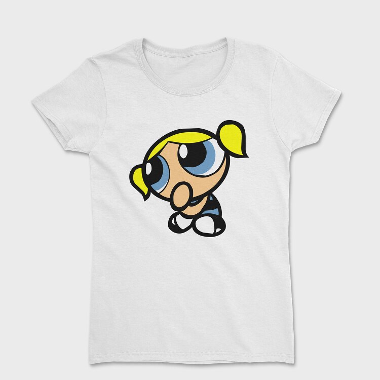 Cartoon Retro the Powerpuff Girls 3, Women's T-Shirt