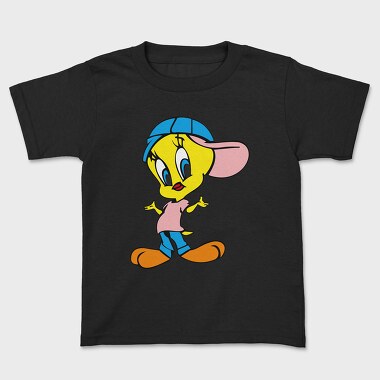 Cartoon Retro Tweety 4, Kids' T-Shirt
