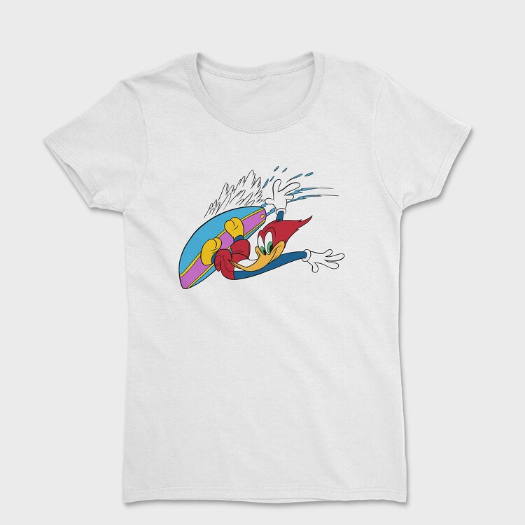 Cartoon Retro Woody Woodpecker 6, Women's T-Shirt