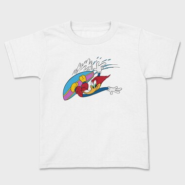 Cartoon Retro Woody Woodpecker 6, Kids' T-Shirt