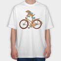 Cat on Bike, Women's T-Shirt