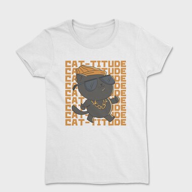 Cat Titude, Women's T-Shirt