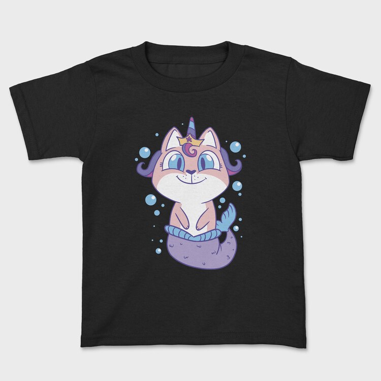 Cat Unicorn Mermaid, Детска Тениска