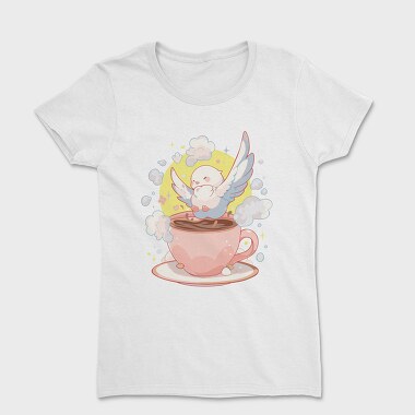 Dove and Coffee, Women's T-Shirt