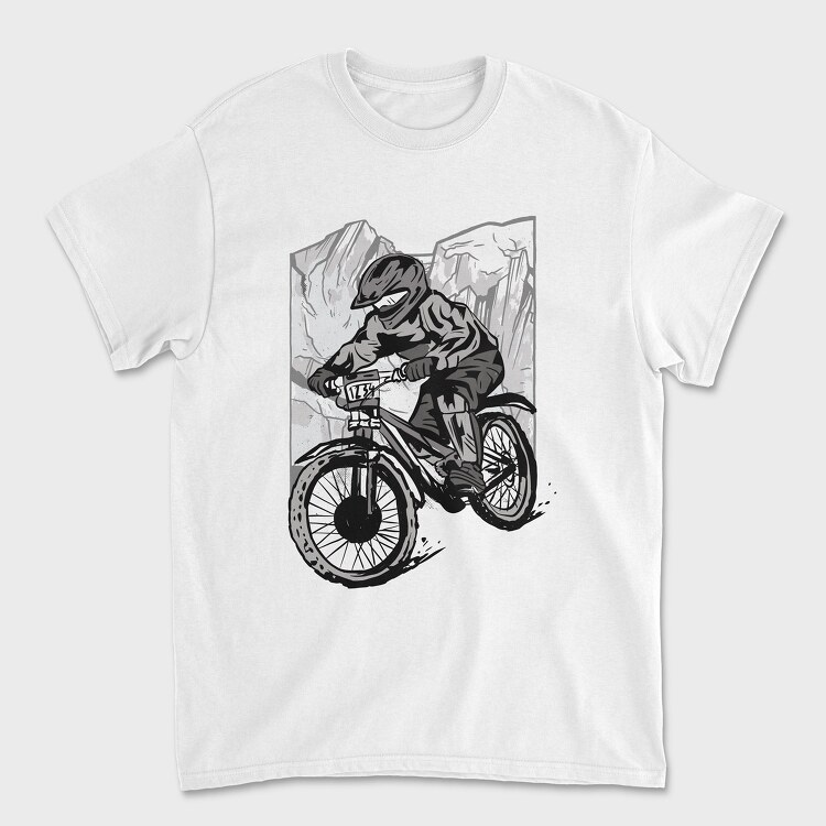 Downhill, Unisex Men's T-Shirt