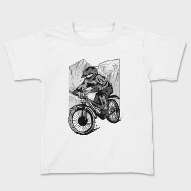 Downhill, Kids' T-Shirt
