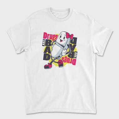 Drugs Bad, Unisex Men's T-Shirt