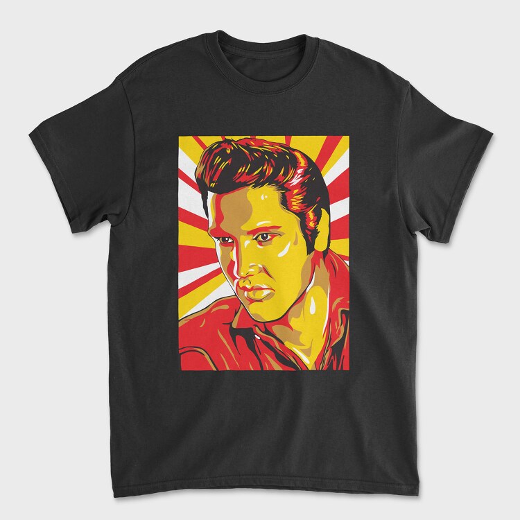 Elvis Presley, Унисекс Мъжка Тениска