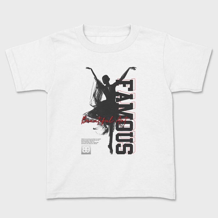 Famous 1, Kids' T-Shirt