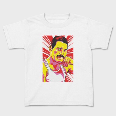 Freddie Mercury 3, Kids' T-Shirt
