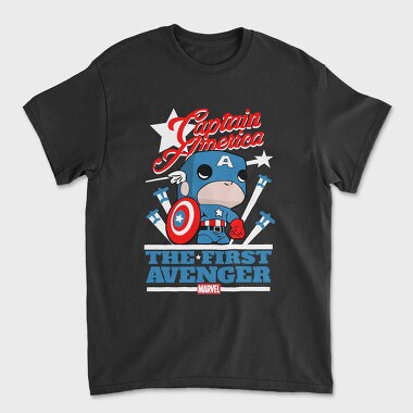Funko Marvel captain america, Unisex Men's T-Shirt