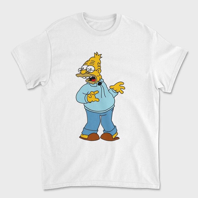 Grandpa Simpson, Унисекс Мъжка Тениска