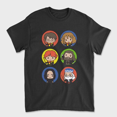 Unisex Men's T-Shirt, Harry Potter Figurine