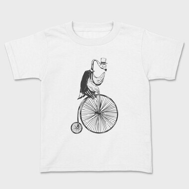Highwheel Flamingo, Kids' T-Shirt