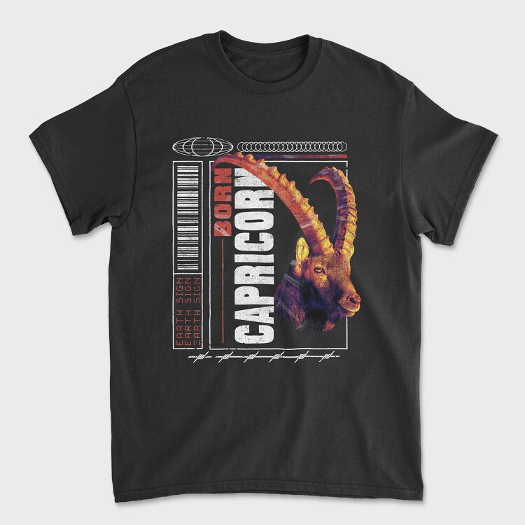 Horoscope Capricorn, Unisex Men's T-Shirt