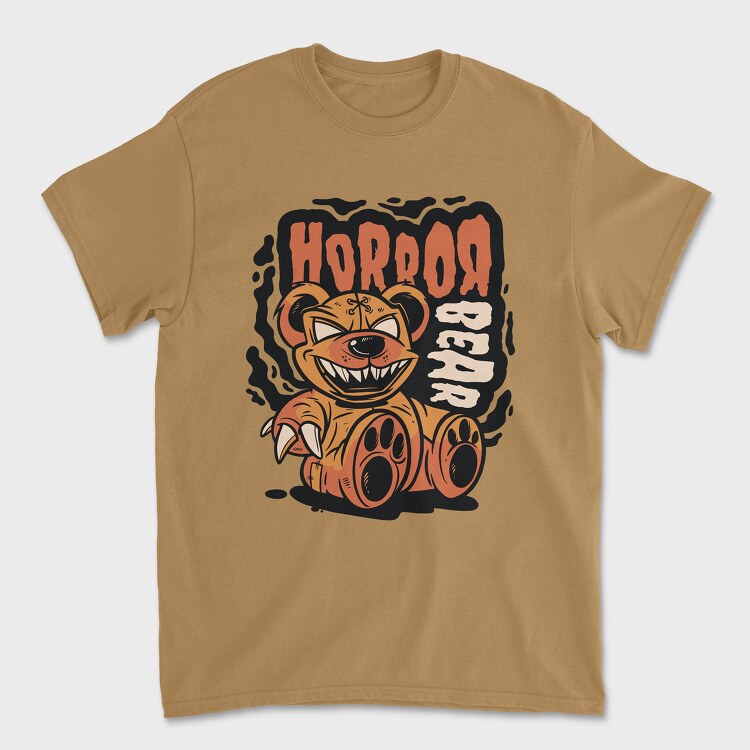 Horror Bear, Унисекс Мъжка Тениска
