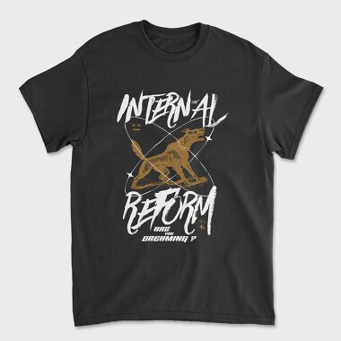 Unisex Men's T-Shirt, Internal Reform 1