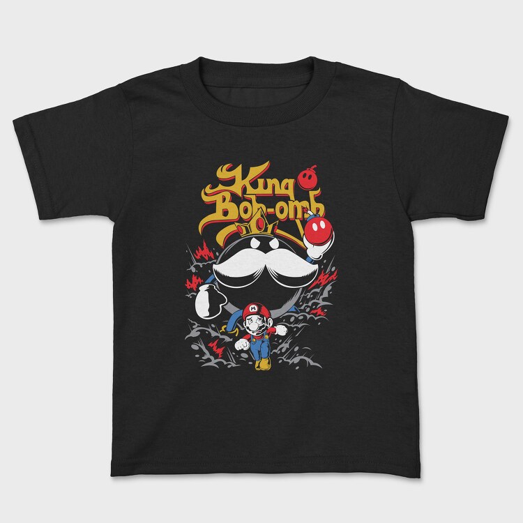 King Bob Omb Mario, Детска Тениска