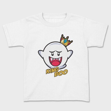 King Boo Mario Bros, Kids' T-Shirt