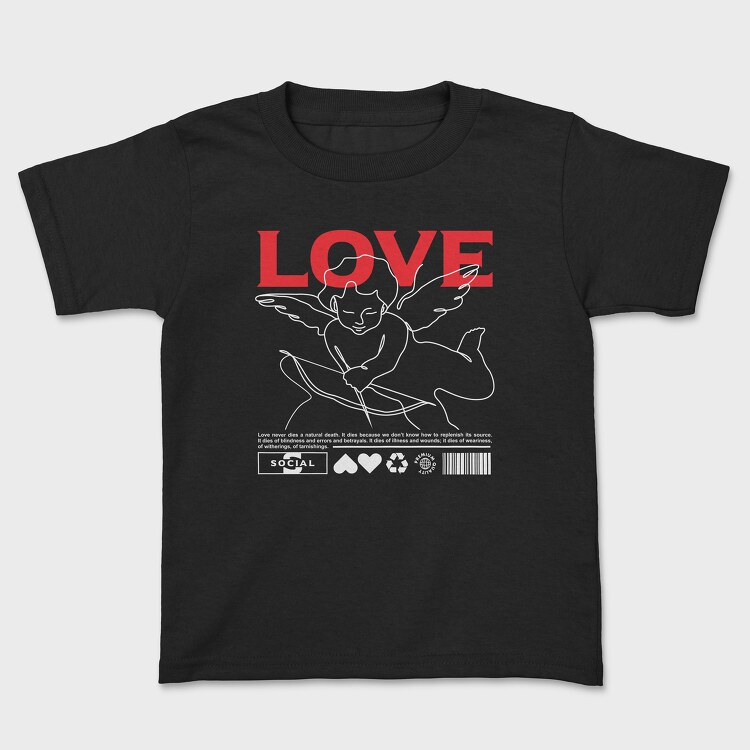 Детска Тениска, Love 2