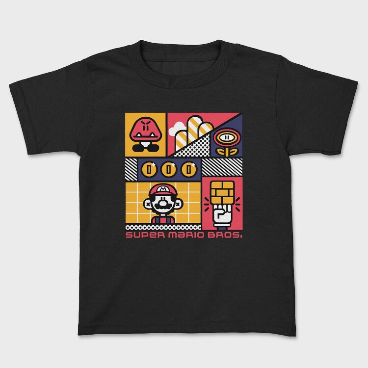 Mario Bros 2, Kids' T-Shirt
