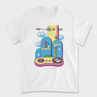 Mario Game, Унисекс Мъжка Тениска
