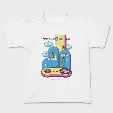 Mario Game, Kids' T-Shirt