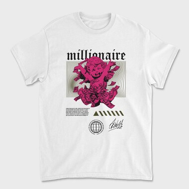 Millionaire 1, Unisex Men's T-Shirt