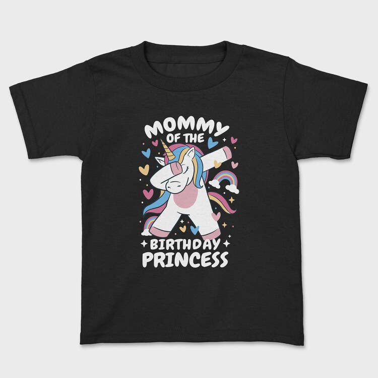 Mommy of the Birthday Princess, Детска Тениска